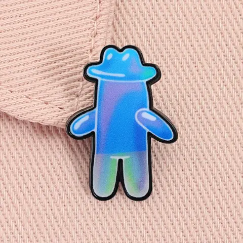 SpongeBob SquarePants Peripheral Bubble Buddy Enamel Pin Classic Comedy Animated Cartoon Character Alloy Brooch Lapel Backpack Badge Fashion Jewelry Accessories Gift for Friends Enamel Lapel Pins