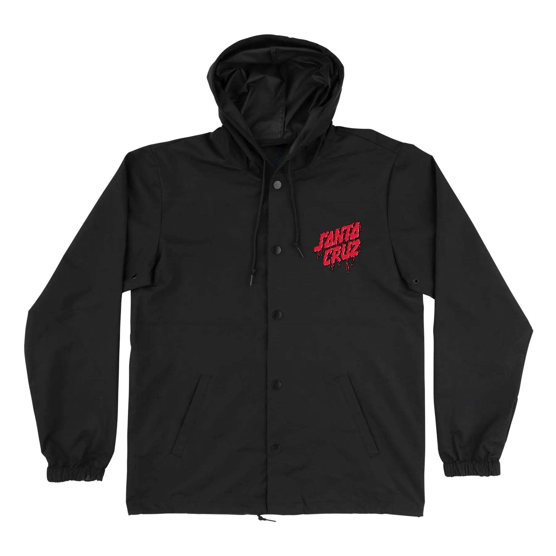 Men's Windbreaker Jacket with Delfino Spotlight Dot Graphic, Regular Fit Polyester Full-Zip Hooded Apparel, Tops, Hoodie, Jackets, Fabric, Menswear