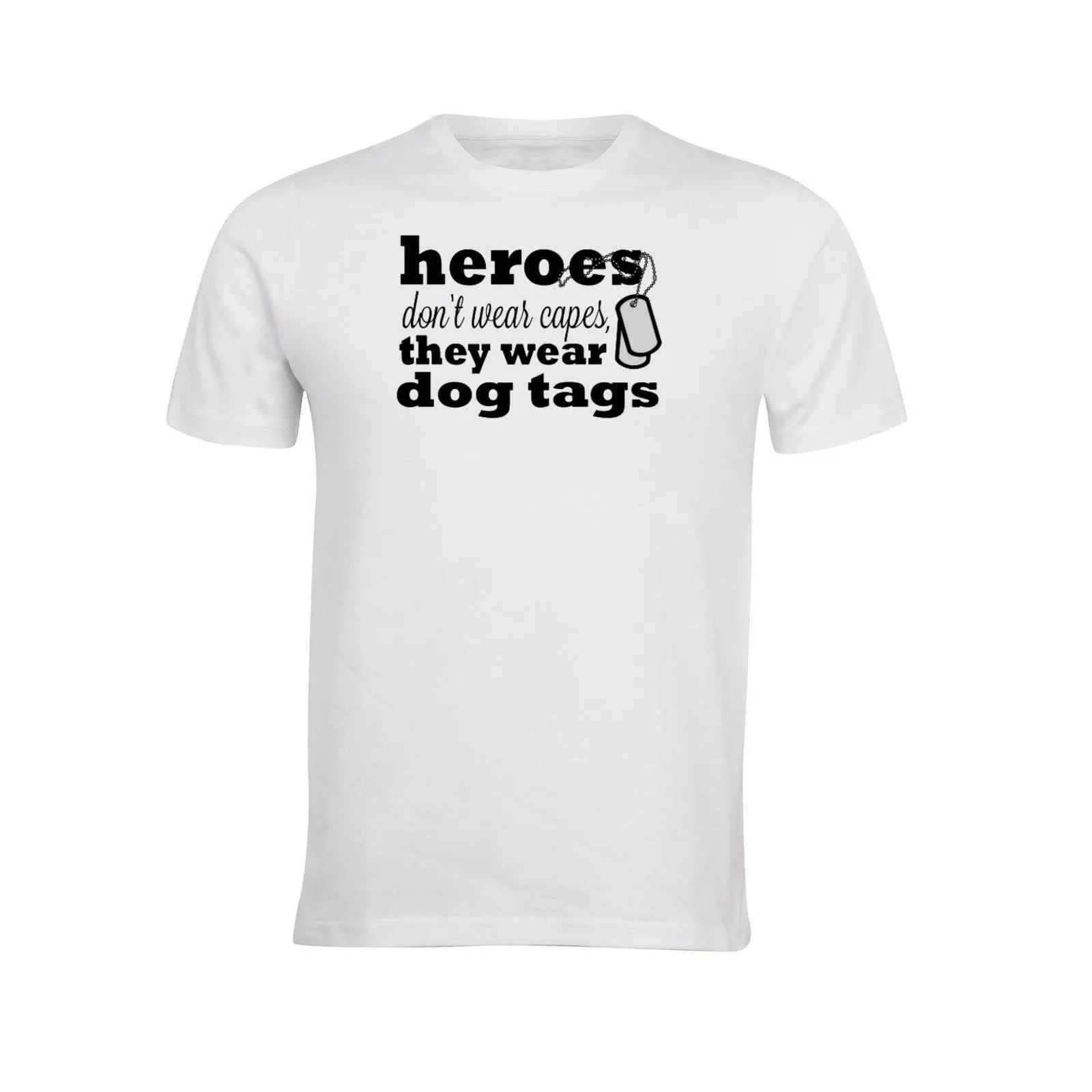 Heroes Wear Dog Tags Shirt
