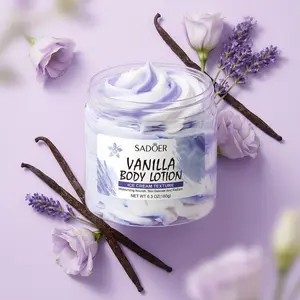 Vanilla Scented Body Lotion, Creamy Hydrating Moisturizer with Smooth Skin Formula, Gentle Nourishing Lotion for Daily Body Care, 180g