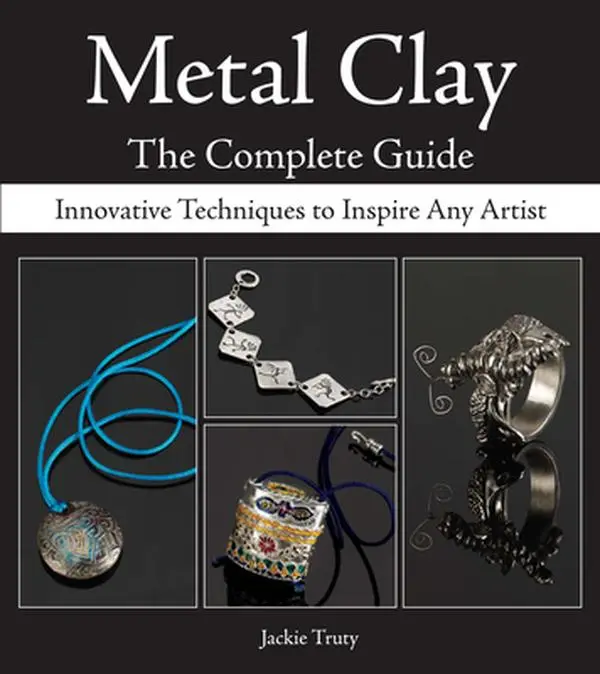 Used Hardcover-Spiral Metal Clay Book - The Complete Guide with Innovative Techniques, Tutorial, 1.45 lbs, Inspires Any Artist, Good Condition, by Jackie Truty (English), Artists