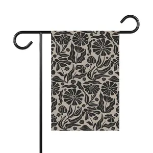 Subtle F*ck Trump Floral Garden Flag, FDT Flower Design Yard Banner, Anti Trump Yard Sign, Anti Maga Democrat Garden Sign Gift