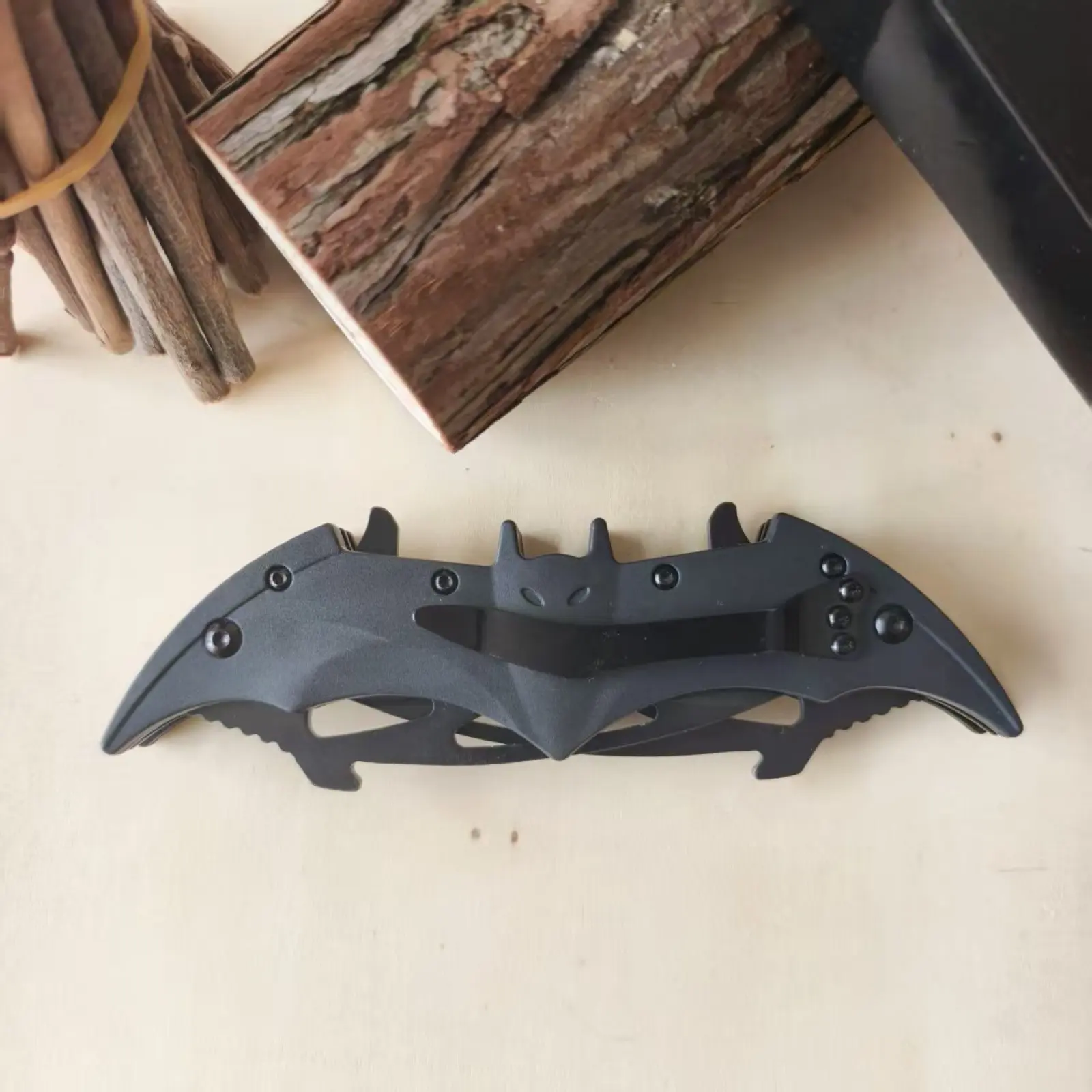 DoubleBlade Fruit Knife,Shaped Handle Folding Knife,EDC Multi-functional Camping Tools for Camping.Fishing.Fruits and Vegetables,Ideal Gift