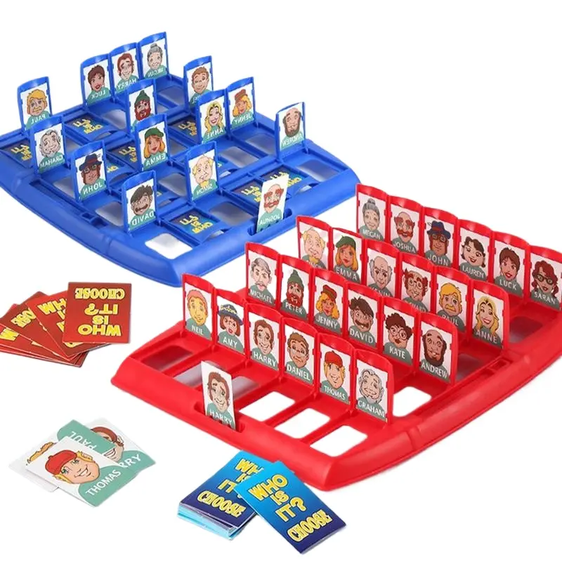 Guess Who Icebreaker Game - Adult Group Strategy Tabletop Games, Ideal for University Parties & Family Board Play Activities