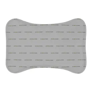Stay Dirty, My Friends Funny Pet Feeding Mat, Modern Absorbent Pet Mat, Cute Pet Accessories, Kitchen Decor, Pet Lovers Gift