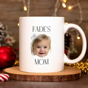 Personalized Baby Photo Mug, Gift for Mom, Custom Keepsake Mug, White Ceramic Cup, Custom Baby Face Mug, White Mug, Custom Photo Mug, Personalized Gift, Ceramic Mug, Memorial Mug, Gift For Mom, Mother's Day Gift, Mug Gift