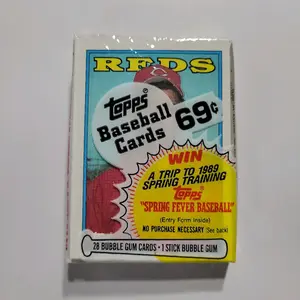 Sealed Cello Pack Of 1988 Topps Baseball Cards 28 Cards Per Pack