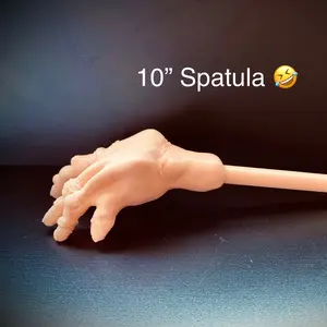 Strong Hand Spatula for Scary Movie Fans, 10” long x 3” wide, Specialty Kitchen Utensil