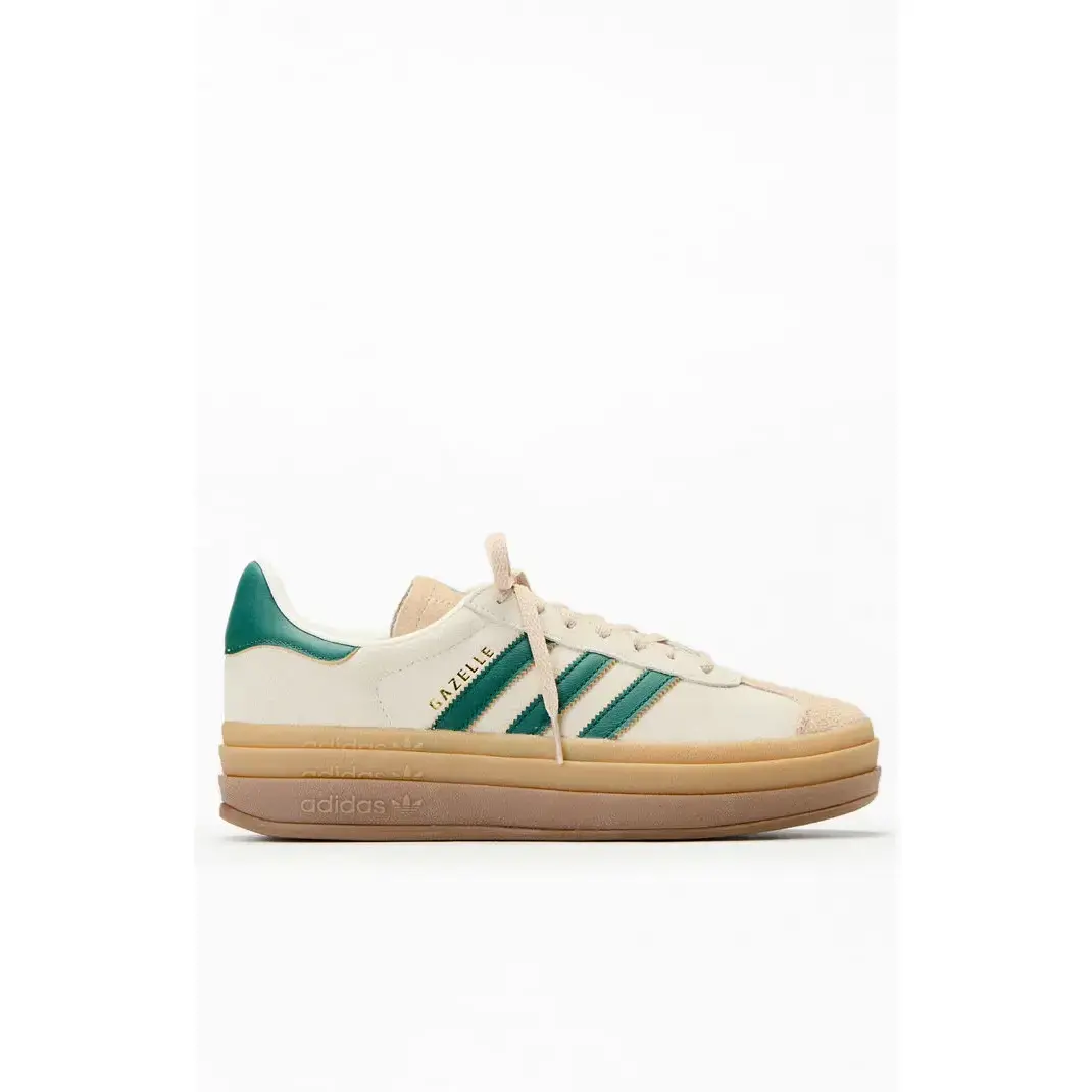 adidas Women's Women's Green & WhiteÂ GazelleÂ Bold Sneakers - Multicolor