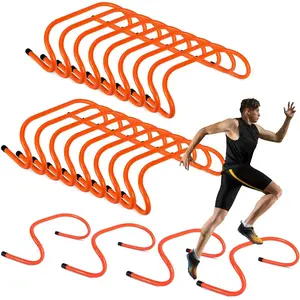 18 count 6" Speed  Hurdles Durable Agility  Hurdle Agility Plyometric and  Purpose Equipment for Athletes, Soccer, Basketball