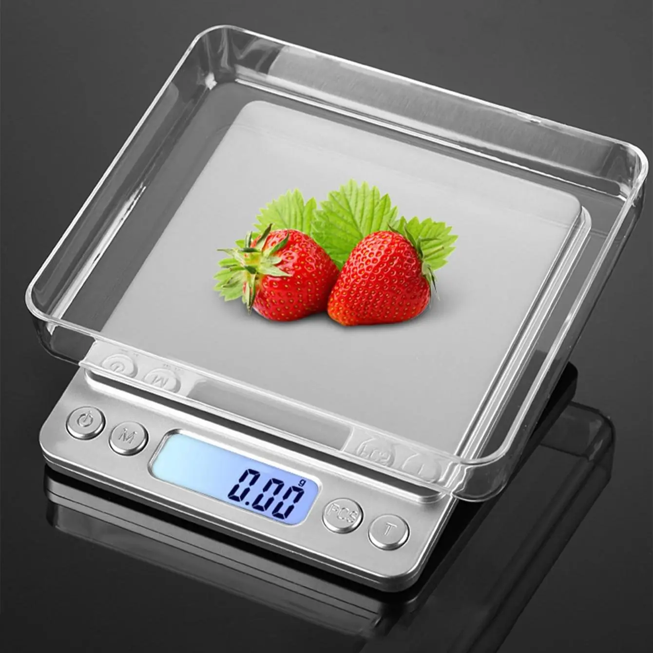 1 Piece Stainless Steel Electronic Food Scale, Digital Food Scale, Kitchen Measuring Tool For Baking