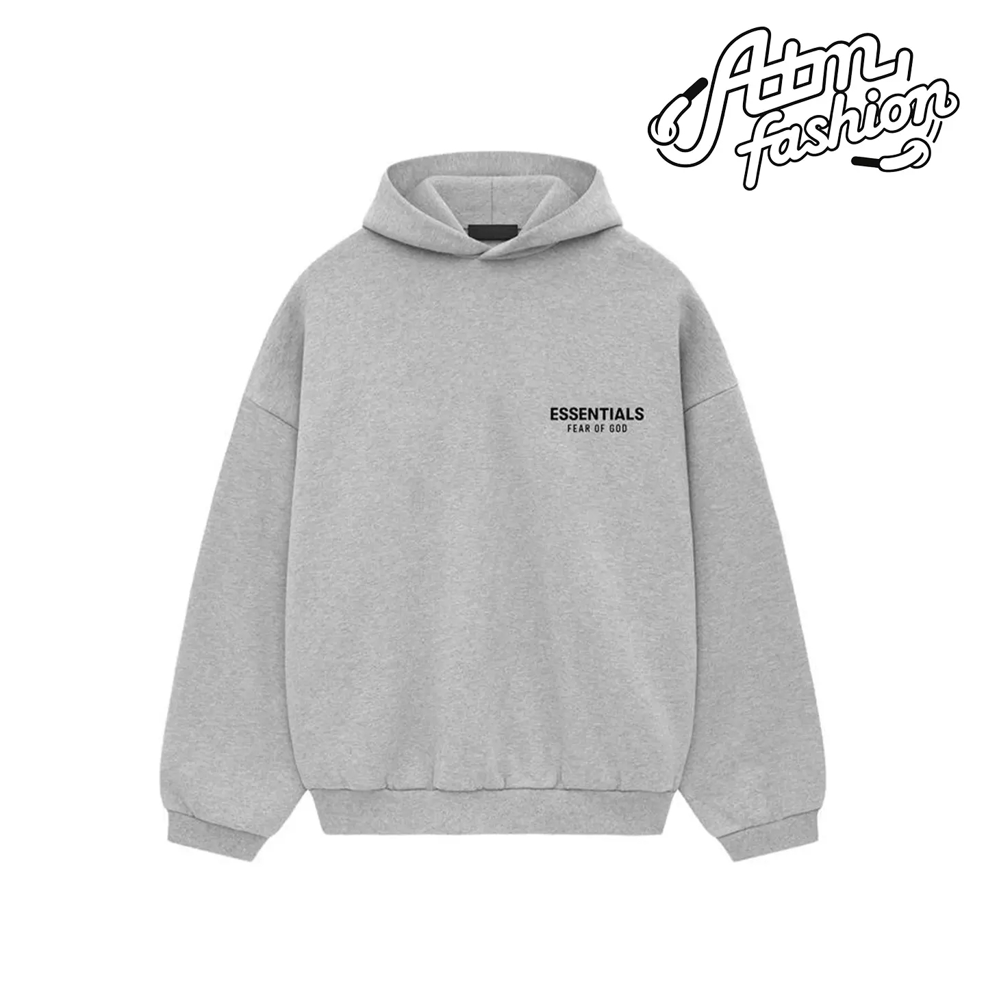 Fear of God Essentials Fleece Hoodie II 'Light Heather Grey' FW24 Authentic Brand New Fashion Streetwear Hypebeast Limited Gift