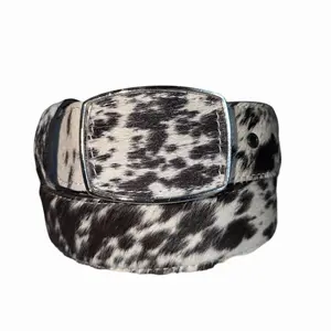 WESTERN BELTS PELO DE VACA  (SIZE UP)