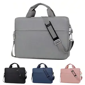 Solid Color Laptop Case Bag, Water-resistant Laptop Sleeve Case with Shoulder Straps, Computer Case Cover for 14-15.6" HP Dell Asus Acer HP, Laptop Bags