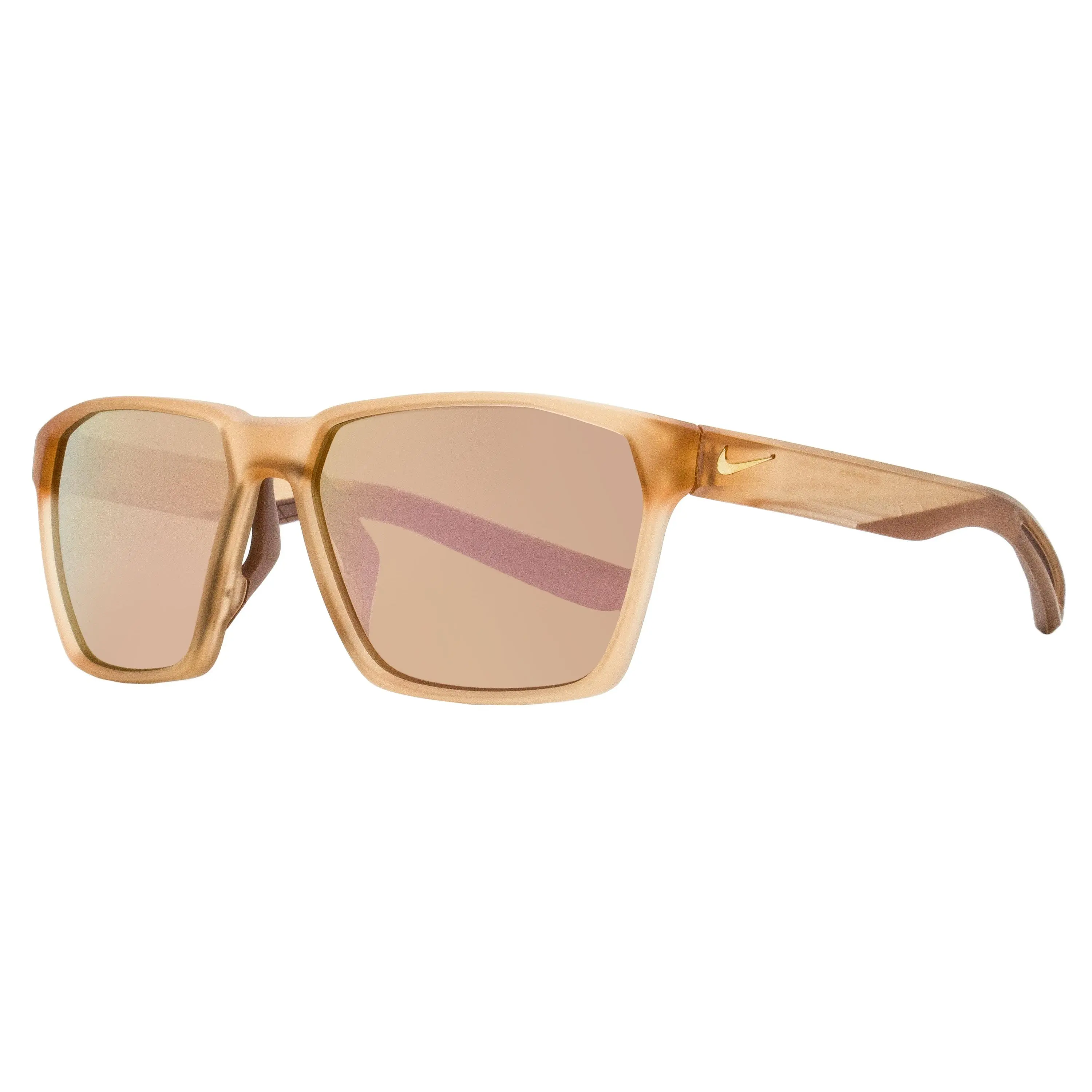 Nike Maverick S M Eyewear Fashion Sunglasses, DJ0784-664, Matte Coral, 55mm, Auto-Lock, Bio-Injected