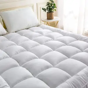 Cooling Mattress Topper Quilted 4 Inches Thick - Designed for Comfort and Support - Ideal for Sitting and Relaxation