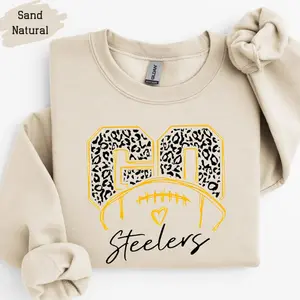 Go Steelers Sweatshirt,Pittsburgh Football Shirt,Pittsburgh Fan Shirt,Gift for Pittsburgh Fan,Pittsburgh Retro Style Shirt,Game Day Shirt