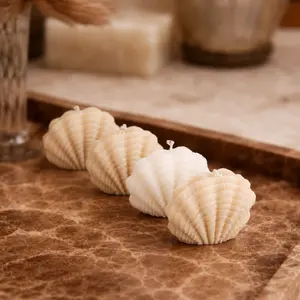 Seashell Candle