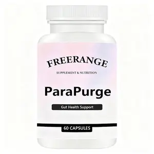 Freerange ParaPurge Cleanse 60 Capsules - Moringa & Magnesium Complex, Non-GMO, 20 Servings, Natural D3, Gut & Bone Wellness Support