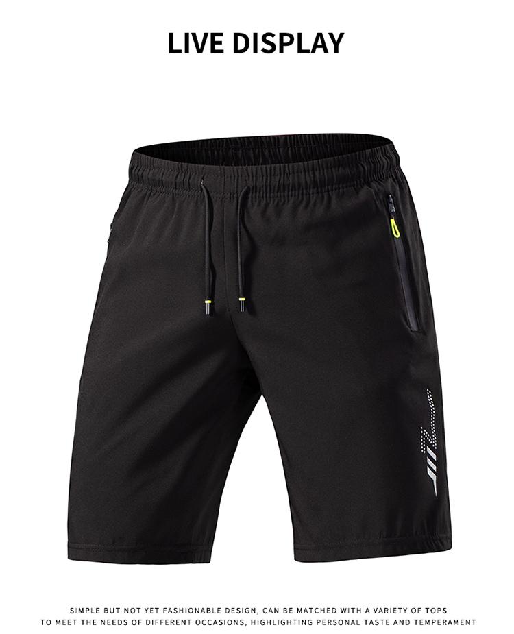 3-pack men’s athletic shorts, summer loose casual knee-length shorts, lightweight and breathable, ice silk quick-dry fabric, with zippered pockets, perfect for everyday workouts, the beach, and outdoor activities Stretch Knit Capri Pants men's