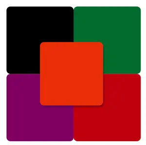 Creality 8x8x1/8'' Laser Module Opaque Glossy Colorful Acrylic Sheets（10pcs）