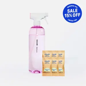 Blueland Bathroom Cleaner Concentrate, 1 Year Supply, Eco-Friendly Cleaning Tablet Refill + Spray Bottle, Eucalyptus Mint