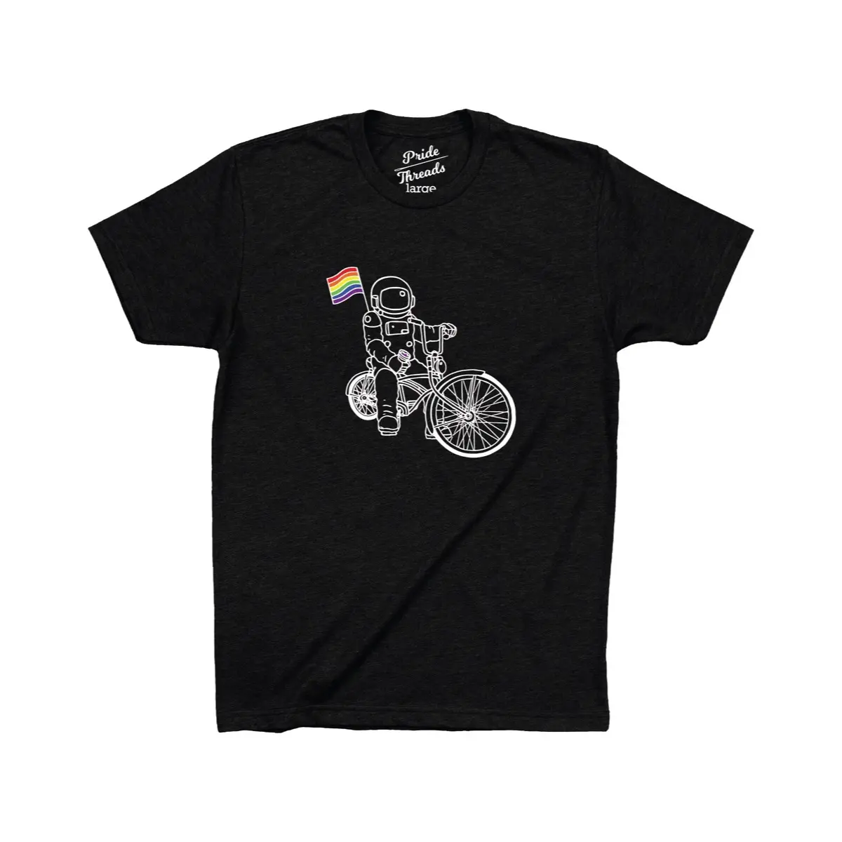 T-Shirt, Cotton, Black, Casual