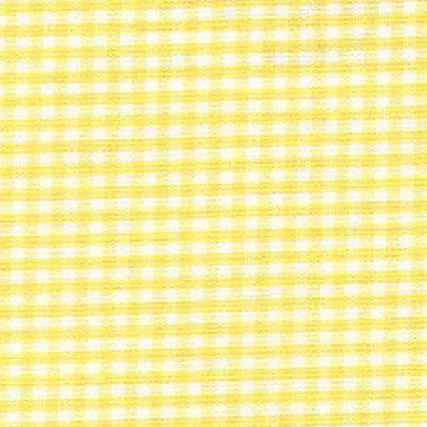 Yellow 1/16" Gingham | Yardage Listing