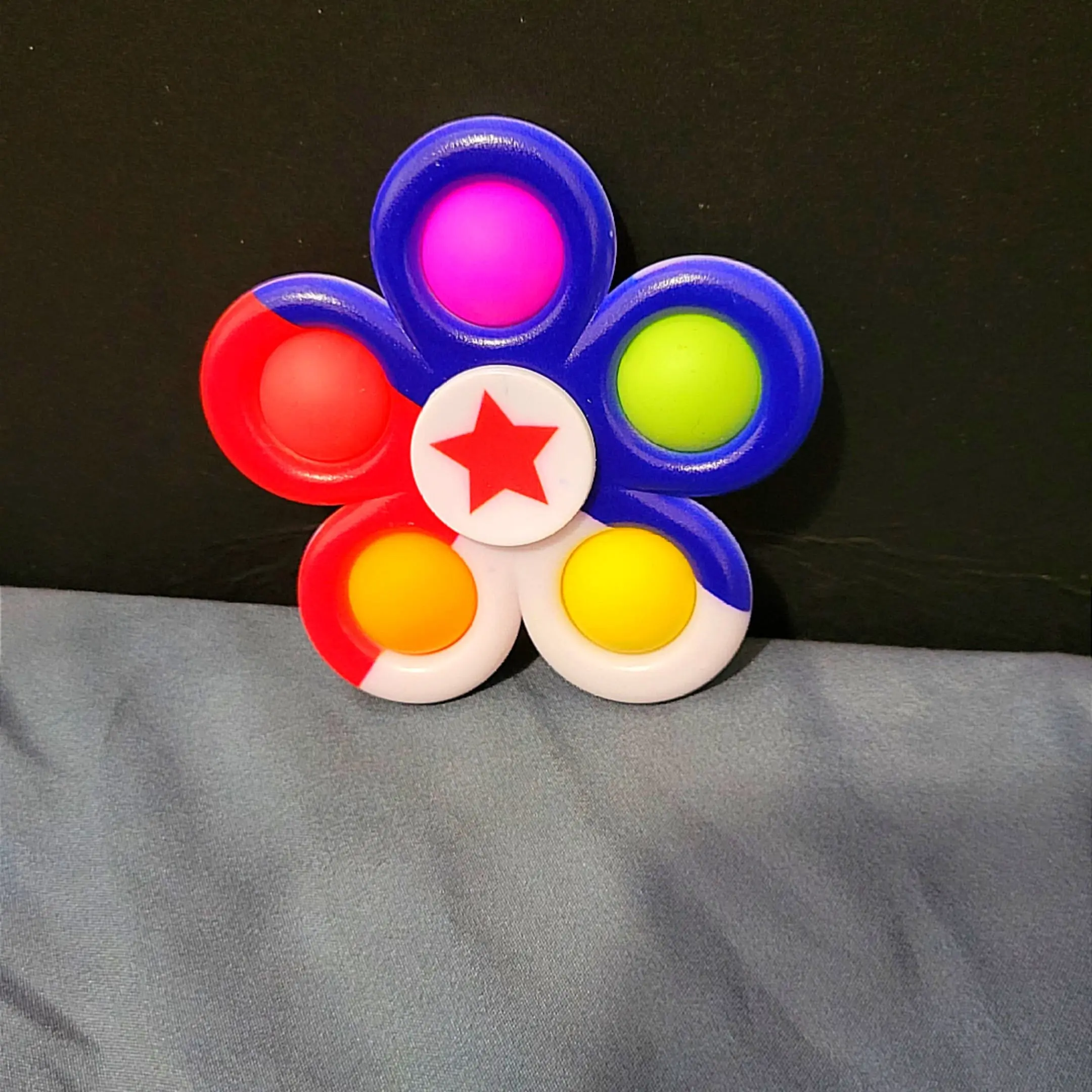 #3 Colorful Bubble Fidget Spinner ADHD Stress Anxiety Children's ADHD