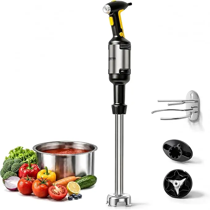 OSTBA 750W Commercial Immersion Blender, 20-Inch Variable Speed Hand-Held Kitchen Blender