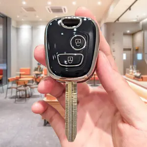 Car Key Case, Car Key Cover, Car Key Protector, Key Protective Case Compatible with Peugeot 206 207 307 Citroen C2, Car Accessories
