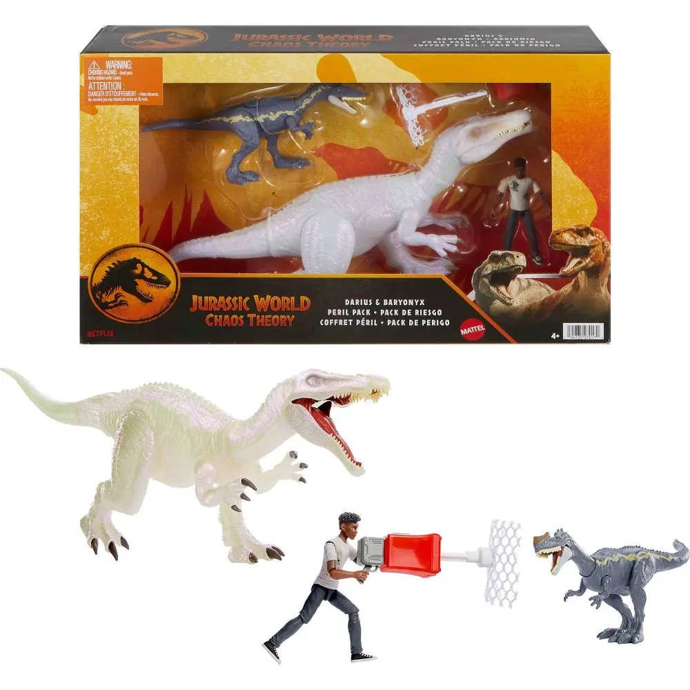 Jurassic World Chaos Theory: Darius & Baryonyx & Monolophosaurus Action Figure Toys Jurassic World Chaos Theory: Darius & Baryonyx & Monolophosaurus Action Figure Toys