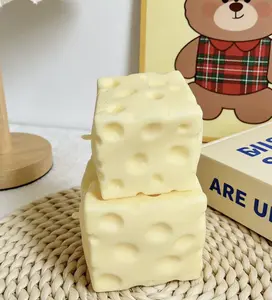Viral Vaseline Coconut Oil Cheese Squishy Sensory Stim Stress Ball Toy Block Cube