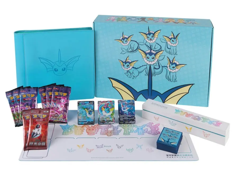Pokemon TCG S-Chinese 2024 Eevee GX Gift Box Vaporeon Box