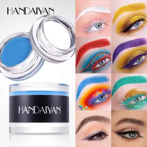 Handaiyan Long-Lasting Waterproof Eyebrow Gel Wax, 8 Colors, Suitable for Sensitive Eyes, Smudgeproof & Quick-Drying Formula, Eyebrow Makeup Products