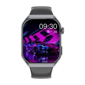 Smart wearable device – multifunctional electronic smart watch (black/silver) Features wireless charging health monitoring translation payments sports modes and a smart voice assistant outdoor travel gear and a birthday gift for kids