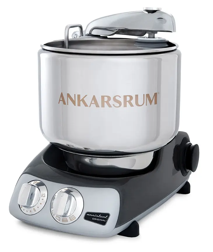 Ankarsrum 2008 AKM 6230 Original Stand Mixer, Black & Chrome