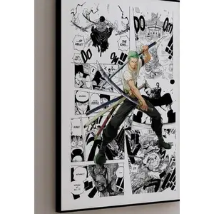Manga Poster - Roronoa Zoro - Curated Manga Panels - Digital Print