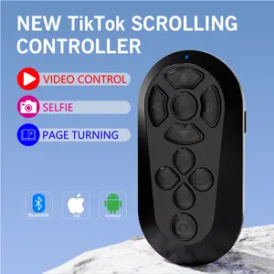 Xring Bluetooth Remote for TikTok Scrolling, Page Turning, Volume Control & Camera Shutter | Hands-Free Phone Controller for iPhone & Android, 2026 Upgraded,Viral | Trending | TikTok Made Me Buy It ,Selfie