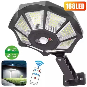 Solar Powered Wall Light, Bright Waterproof Outdoor Lamp, Adjustable Multi-Mode Lighting, Ideal for Home, Emergency, Workspaces