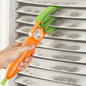 Three-In-One Sprayable Blind and Ventilation Cleaning Brush, Efficient Window Cleaner Tool, Easy-To-Use Maintenance Accessory