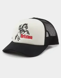 BRIXTON  Mens Ranching NetPlus® Trucker Hat, Black Combo