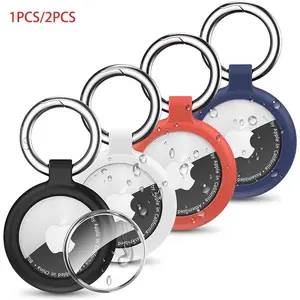 Apple Airtag Protective Case, Waterproof Round Tpu Cover, Anti-Loss Locator, Compatible with iOS Devices, Durable Design, Waterproof Protector