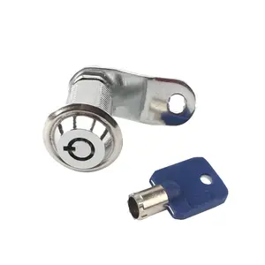 17mm 25mm Arcade Machine Part Short Cash Door Tool Box Tubular Cam Locks Same Number Key For Mail box Arcade Game Machine