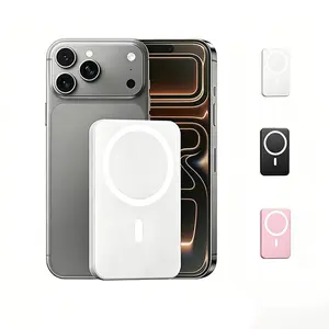 【FathersDayGift】5000mAh/10000mAh Wireless Magnetic Power Bank – Portable Battery Pack with Magnetic Charging, Ideal for iPhone 15/14/13/12 Series