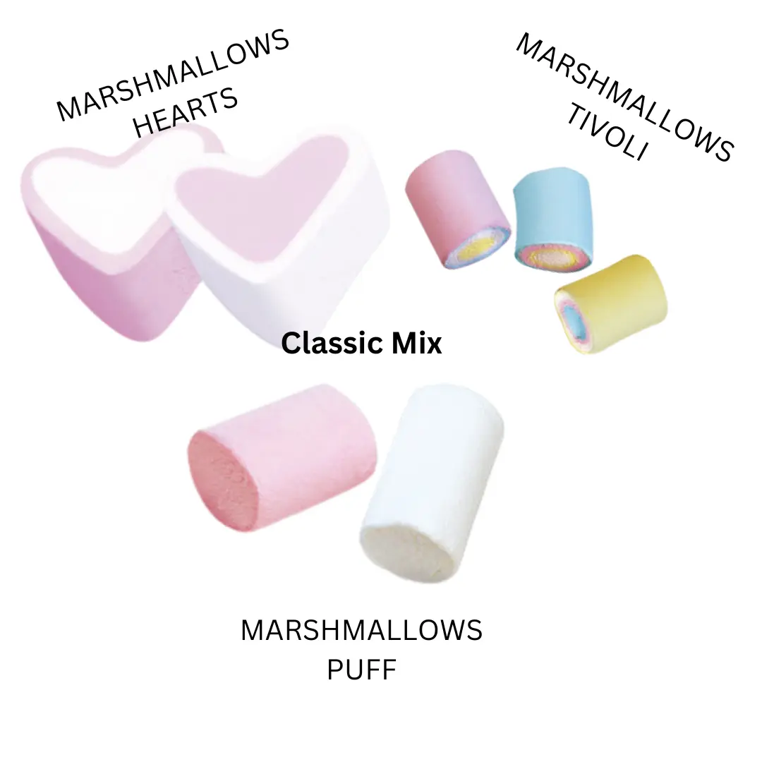 Swedish Candy Marshmallow Mix - Classic Mix and Fun Mix Assorted Swedish Candy Mix swedish  candy