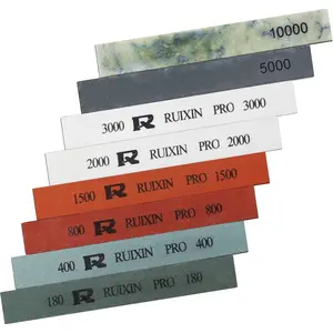 RUIXIN PRO 8 count  Sharpening Stones for RUIXIN PRO RX-008 RX-009  Sharpener Fixed-Angle Kit, Professional Whetstone Set Without Base: 180/400/800/1500/2000/3000/5000/10000 Grit