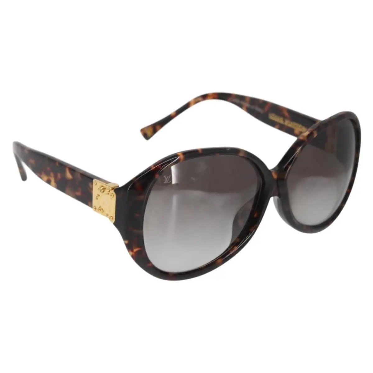 Pre-owned JP BA9323 LOUIS VUITTON Supson Oversized Sunglasses plastic Brown LV