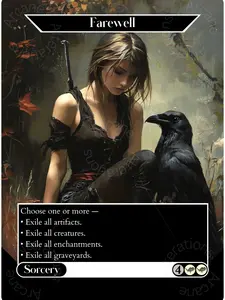 Farewell - Full Art Altered Art Custom Proxy Card