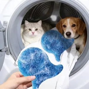 Pet Hair Remover for Laundry 6PCS, 2026 New Laundry Pet Hair Catcher,Reusable Laundry Pet Hair Catcher for Washing Machine and Dryer, Hair Lint Catcher for Dogs and Cats, Washer and Dryer Safe, Catches Fur and Dander, Mother’s Day Gift for Pet Moms